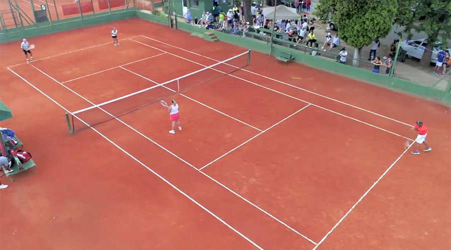 Tenis Club San Fernando desde el drone